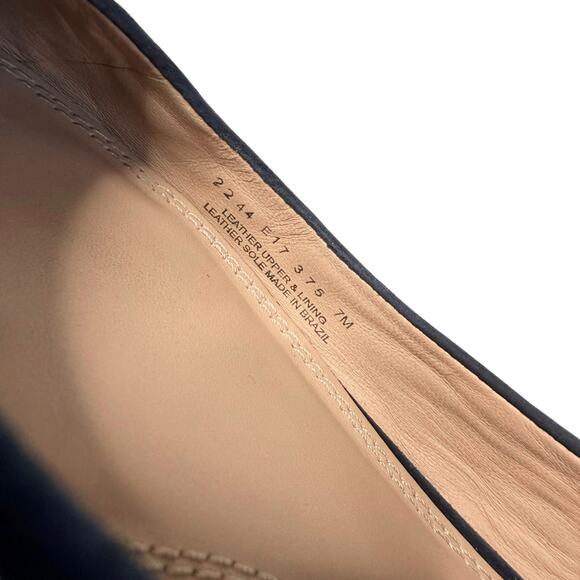 Tory Burch Rosemont Pansy Floral Suede Leather Embroidered Ballet Flats Size 7 - Picture 5 of 14